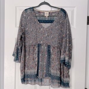Floral Print Women's Top